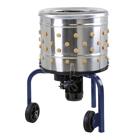 Kitchener Chicken Plucker Heavy Duty Stainless Steel De-Feather with Soft Fingers YTF-FP100